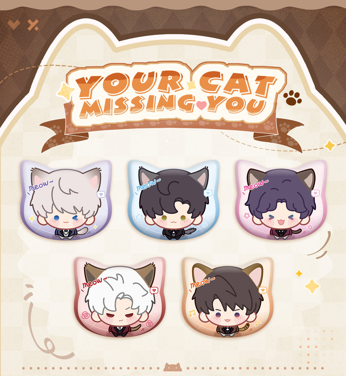 Pre-order] Love and Deepspace - Your Cat Misses You Series Chibi