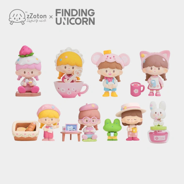 Nekotwo Finding Unicorn - zZoton(Zhuodawang) Cherry Blossom Cafe Series Blind Boxes Finding Unicorn