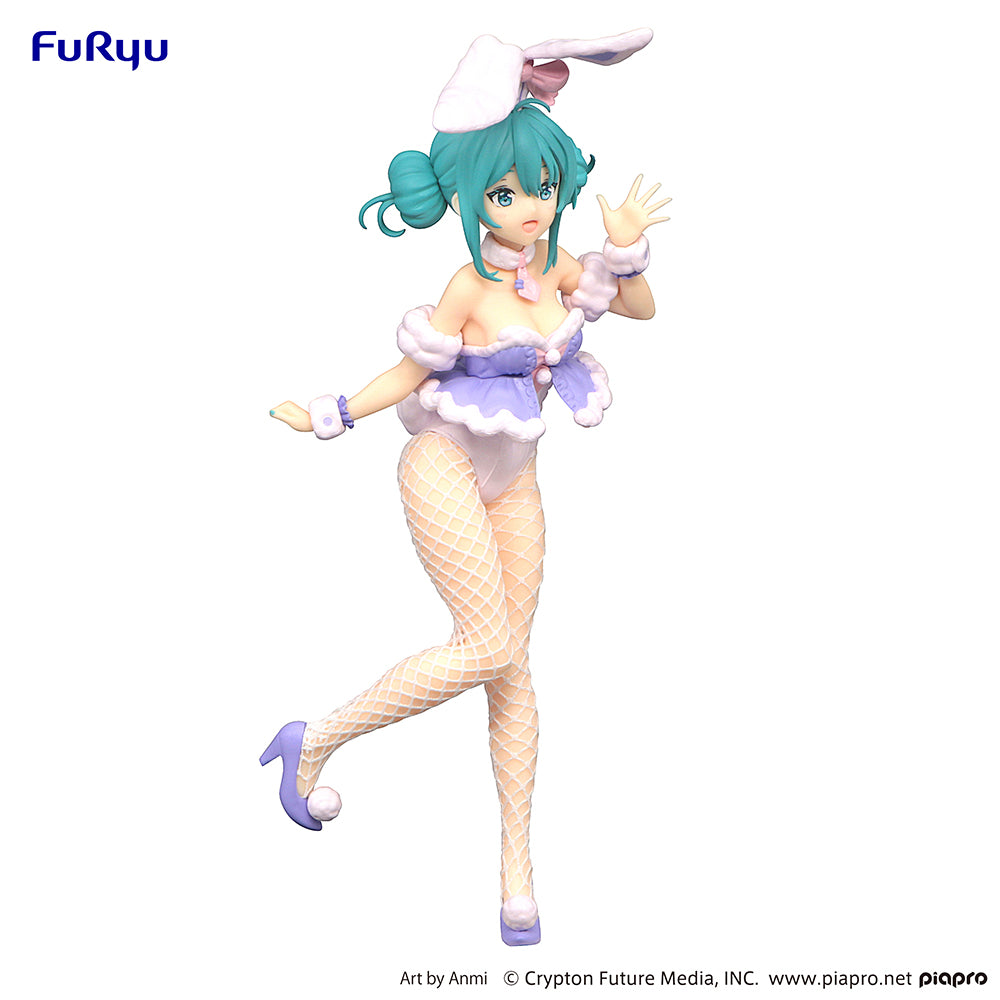 Nekotwo [Pre-order] Hatsune Miku - Hatsune Miku(White Rabbit Purple Color Ver.) BiCute Bunnies Prize Figure FuRyu Corporation