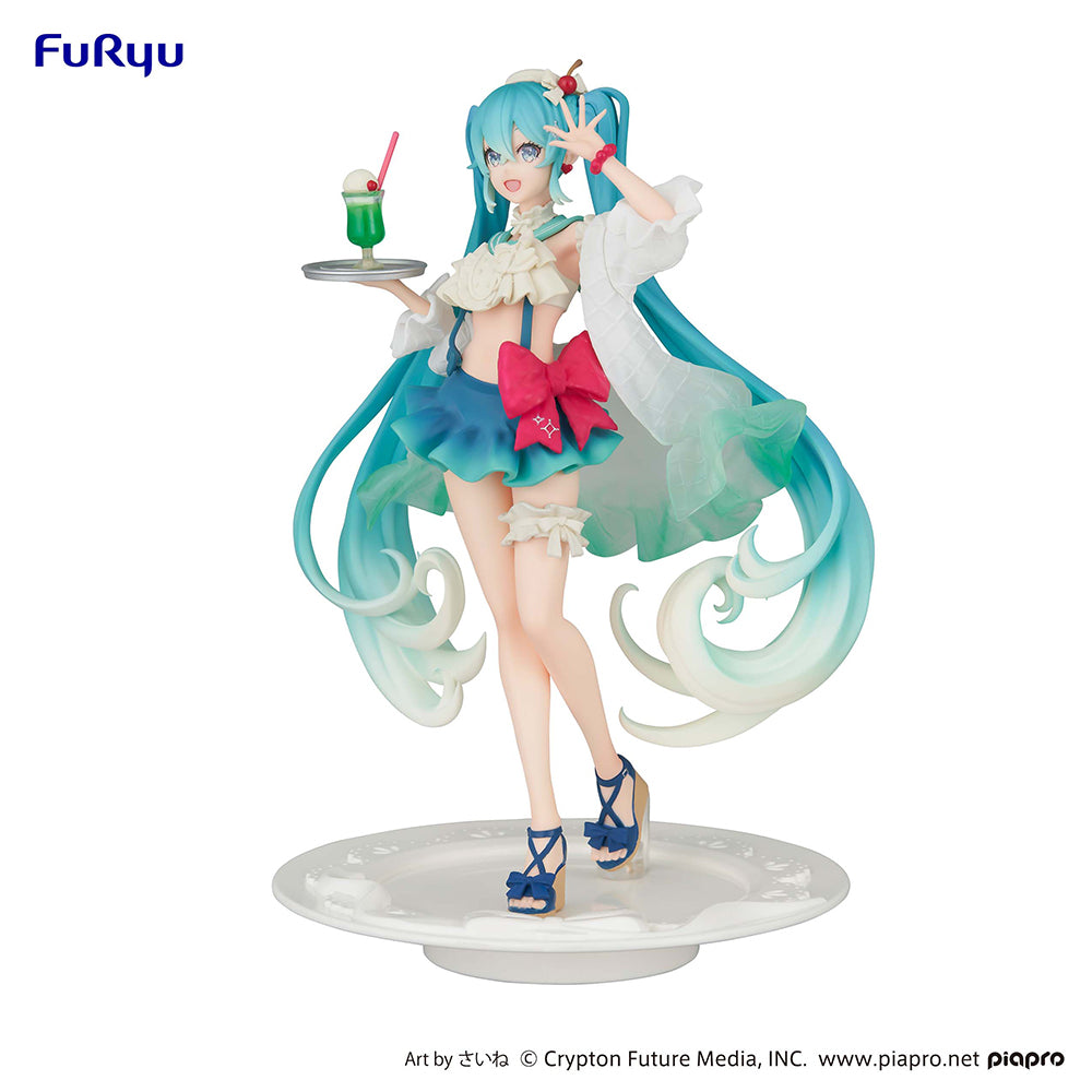 Nekotwo [Pre-order] Hatsune Miku - Hatsune Miku(Melon Soda Float Ver.) SweetSweets Series Exceed Creative Prize Figure FuRyu Corporation