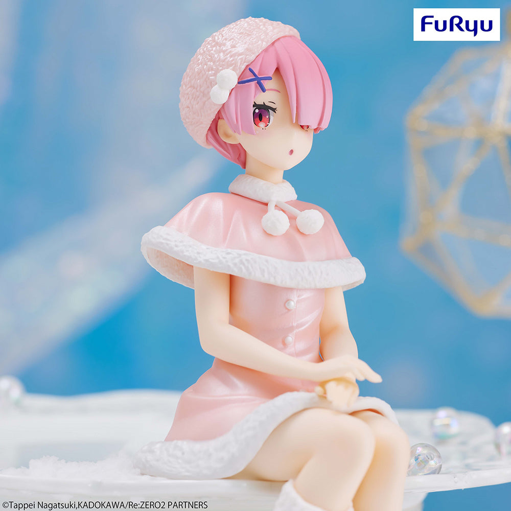 Nekotwo [Pre-order] Re:ZERO Starting Life in Another World - Ram(Snow Princess Pearl Color Ver.) Noodle Stopper Prize Figure FuRyu Corporation