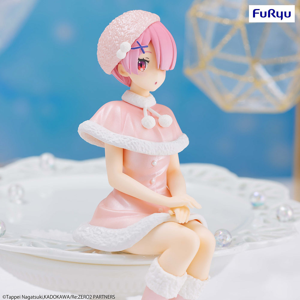 Nekotwo [Pre-order] Re:ZERO Starting Life in Another World - Ram(Snow Princess Pearl Color Ver.) Noodle Stopper Prize Figure FuRyu Corporation