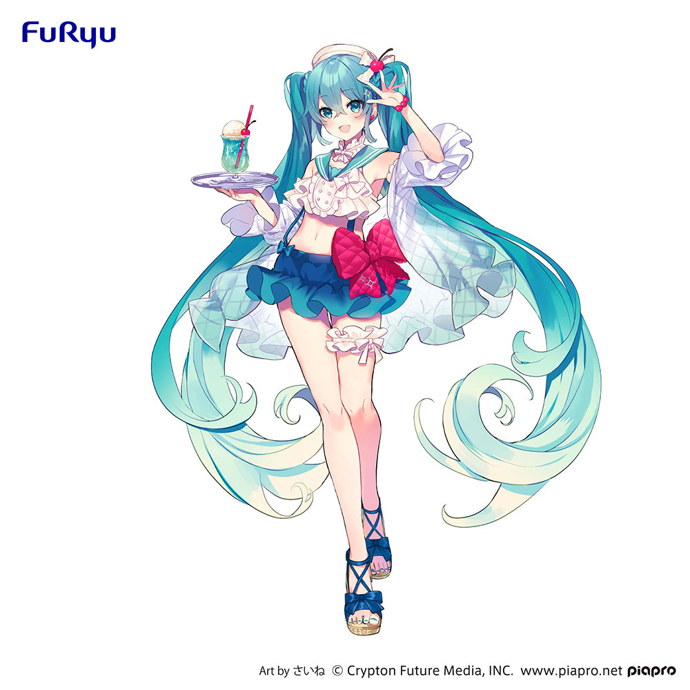 Nekotwo [Pre-order] Hatsune Miku - Hatsune Miku(Melon Soda Float Ver.) SweetSweets Series Exceed Creative Prize Figure FuRyu Corporation