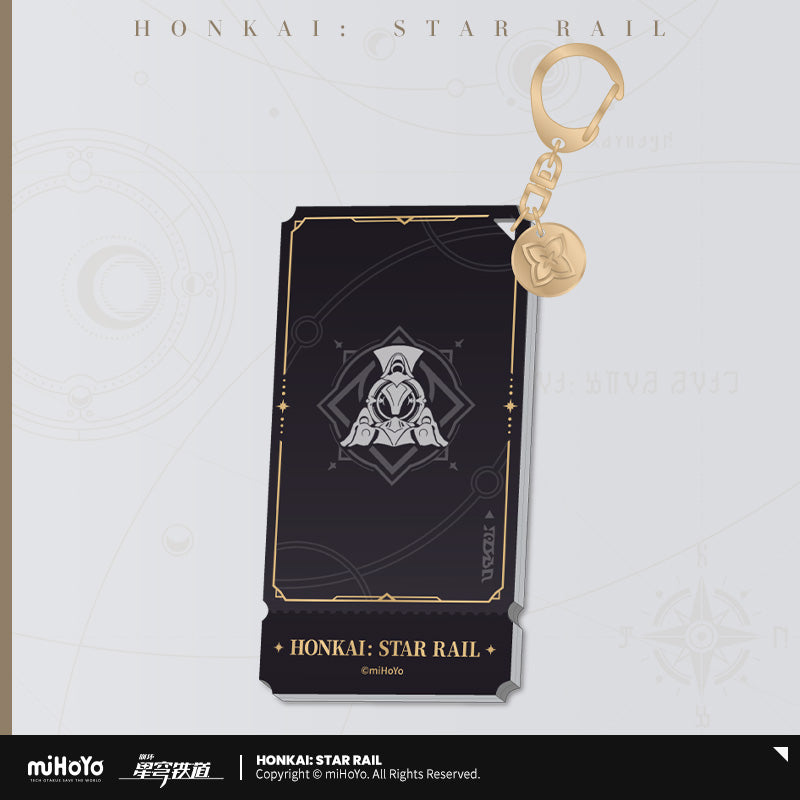 Nekotwo [Pre-order] Honkai: Star Rail - The Hunt Path Character Acrylic Warp Artwork Acrylic Keychain miHoYo