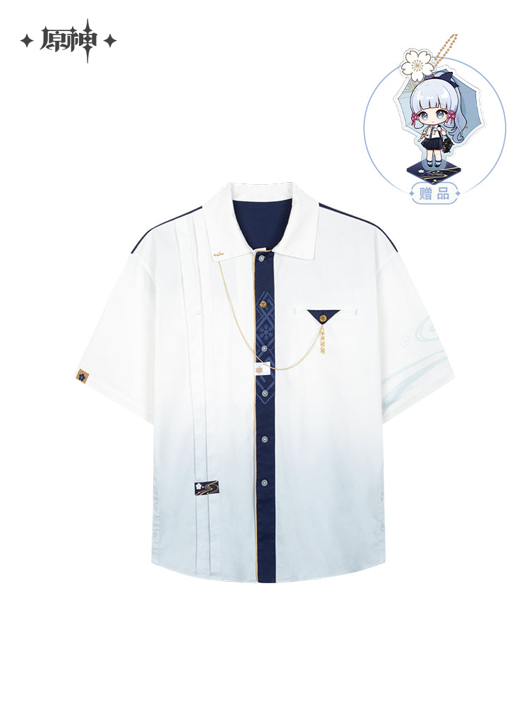 Nekotwo [Pre-order] Genshin Impact - Kamisato Ayaka Impression Short Sleeve Shirt miHoYo