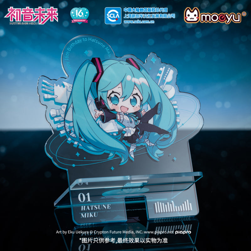 [Pre-order] Hatsune Miku - Hatsune Miku (Moeyu 16th Anniversary) Acrylic Phone Holder Moeyu - Nekotwo