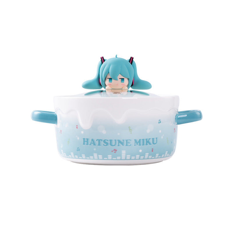 Hatsune Miku - Hatsune Miku Angry Pouty Face Bowl (with lid) Moeyu - Nekotwo