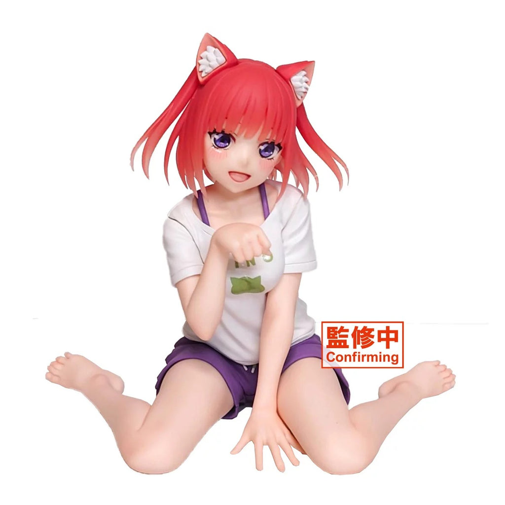 [Pre-order] The Quintessential Quintuplets 2 - Nino Nakano(Newley Written Cat Roomwear Ver.) Desktop Cute Prize Figure - Nekotwo
