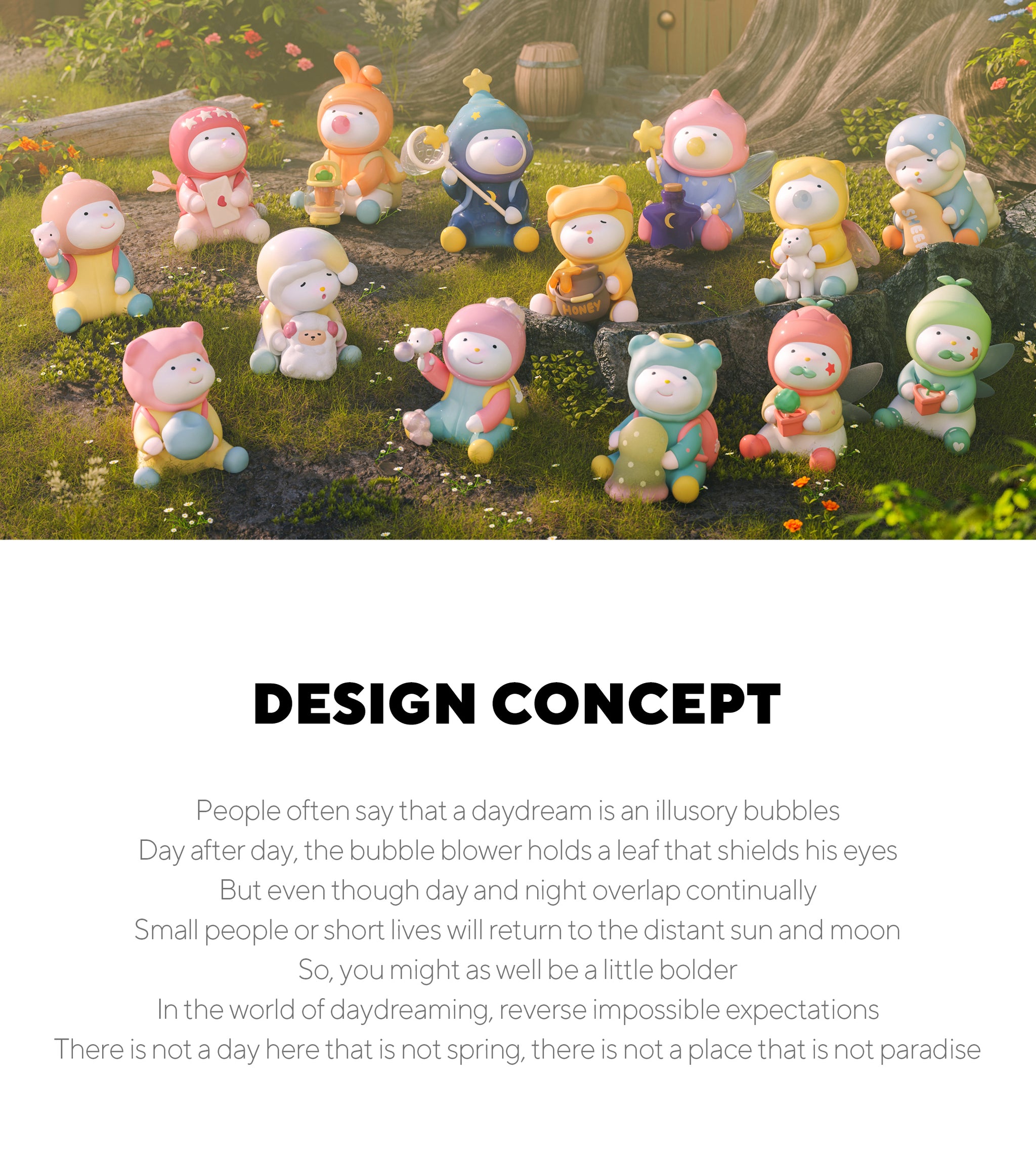 REPOLAR × FINDING UNICORN DAY DREAMS Finding Unicorn REPOLAR Day Dreams Series Blind Box
