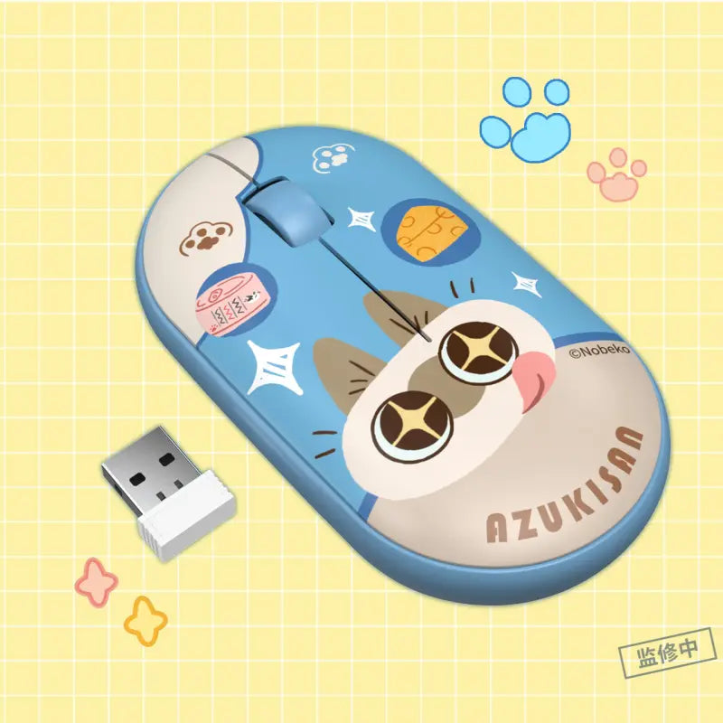 [Pre-order] Nobeko Azukisan's Daily Life - Azukisan Wireless Mouse BEMOE - Nekotwo