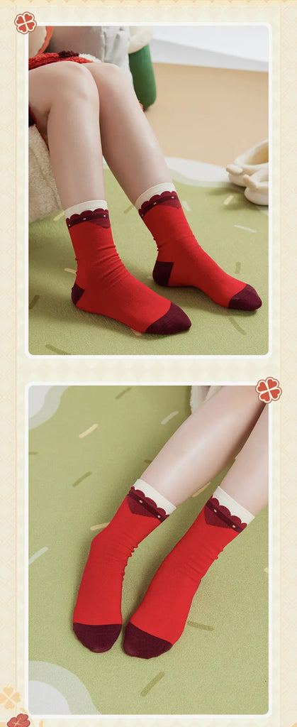 Genshin Impact - Klee Theme Impression Series Socks (Three Pairs) miHoYo - Nekotwo