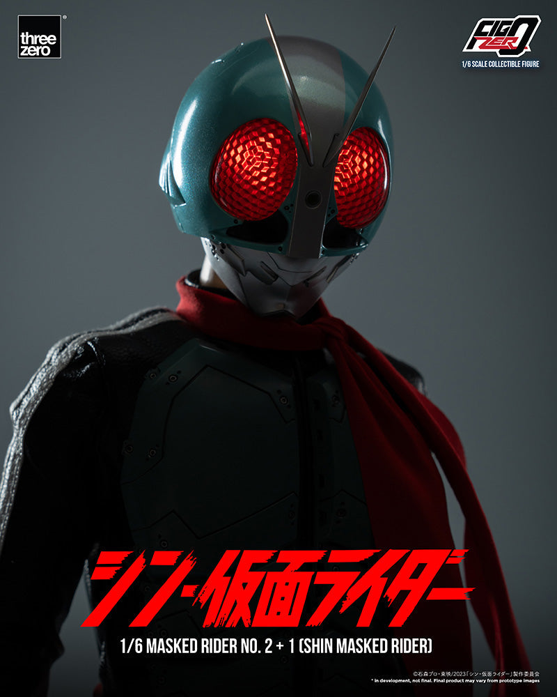 Nekotwo [Pre-order] Masked Rider - Masked Rider No.2+1 (SHIN MASKED RIDER) 1/6 Scale Action Figure Threezero