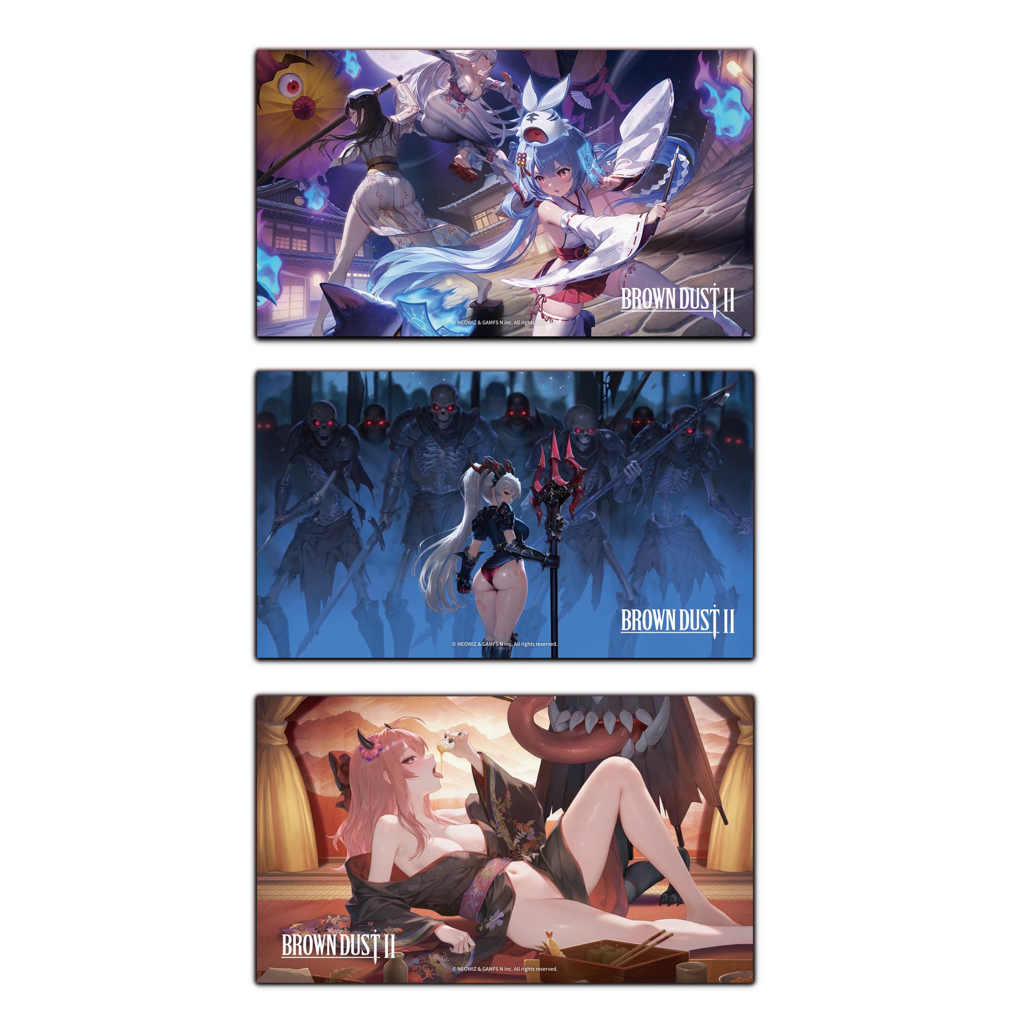 BrownDust2 - Onsen & Mamonir & Liberta Desk Mat NEOWIZ | Nekotwo