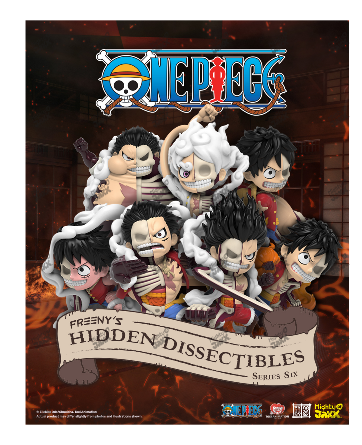[Pre-order] One Piece - Freeny's Hidden Dissection One Piece Luffy’s Gears Edition Blind Box Mighty Jaxx