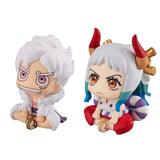 [Pre-order] One Piece - Monkey D. Luffy Gear Five & Yamato [with gift] Mini Figure MegaHouse