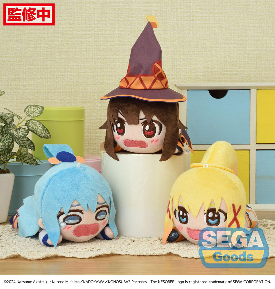 [Pre-order] KonoSuba: God's Blessing on this Wonderful World! - Megumin & Darkness & Aqua Vol.1 Plushie SEGA - Nekotwo