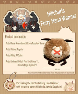 Nekotwo Genshin Impact - Hilichurls Furry Hand Warmer