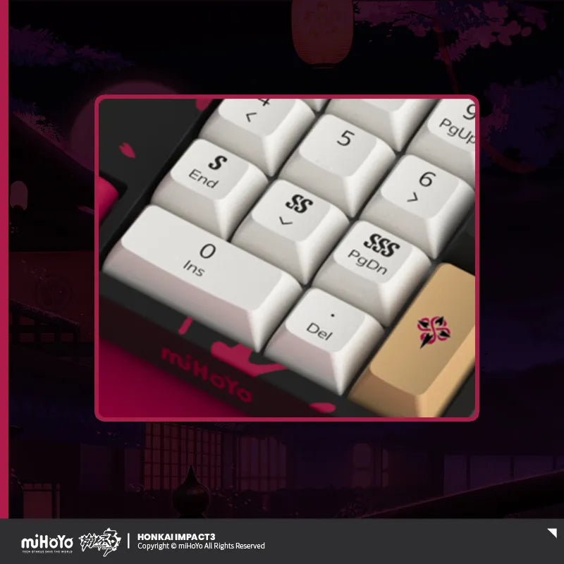 Nekotwo Honkai Impact 3rd - Yae Sakura Night Kasumi Mechanical Keyboard miHoYo