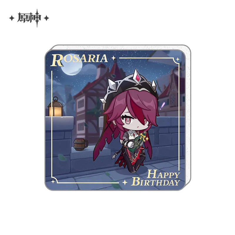 Nekotwo [Pre-order] Genshin Impact - Happy Birthday Series Acrylic Refrigerator Magnet miHoYo