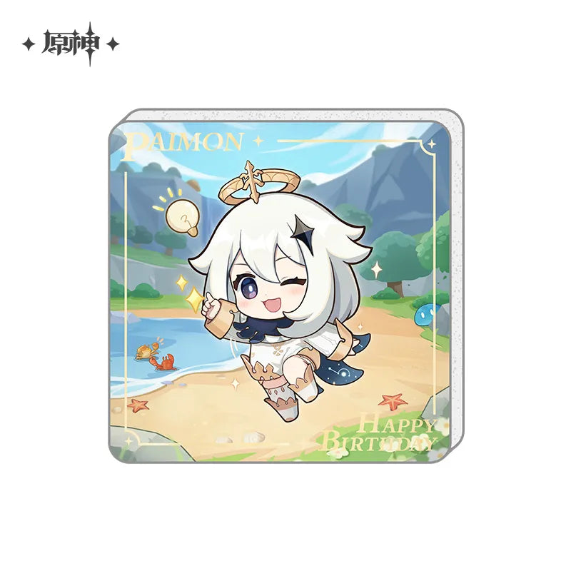 Nekotwo [Pre-order] Genshin Impact - Happy Birthday Series Acrylic Refrigerator Magnet miHoYo