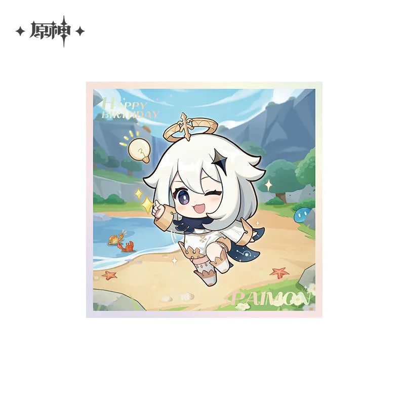 Nekotwo [Pre-order] Genshin Impact - Happy Birthday Series Mini Art Board miHoYo