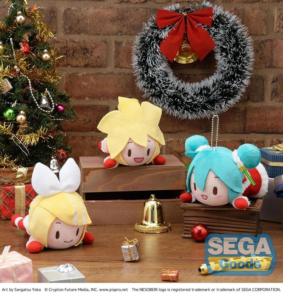 Nekotwo [Pre-order] Hatsune Miku - Hatsune Miku & Kagamine Rin & Kagamine Len Christmas 2021 NESOBERI Lay-Down SEGA