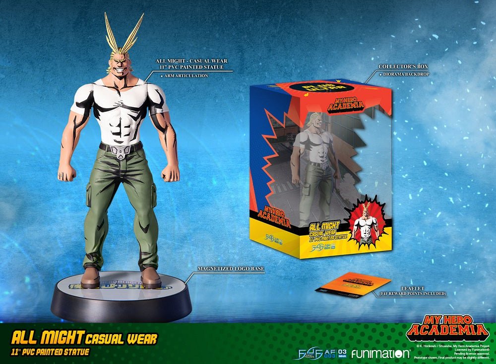 Nekotwo [Pre-order] My Hero Academia - All Might (Golden Age&Casual Wear) PVC Statue Action Figure SFirst 4 Figures