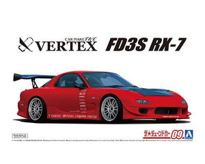Nekotwo [Pre-order] TUNED CAR #9 - MAZDA 1/24 VERTEX FD3S RX-7 '99 Plastic Model Kit Aoshima