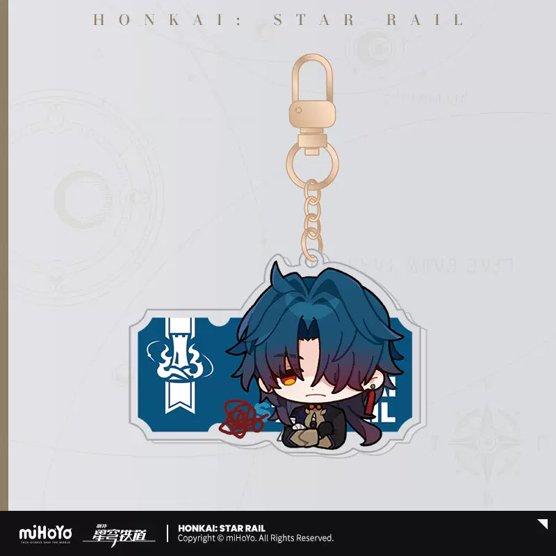 Honkai: Star Rail - Pom-Pom Gallery Sticker Keychain miHoYo - Nekotwo