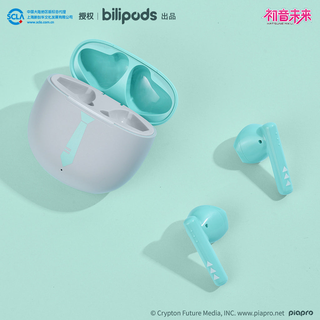 Hatsune Miku - Hatsune Miku POPO Series Bilipods Bluetooth Earphone Moeyu - Nekotwo