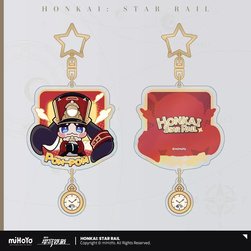 Honkai: Star Rail - Pom-Pom Gallery Sticker Keychain miHoYo - Nekotwo