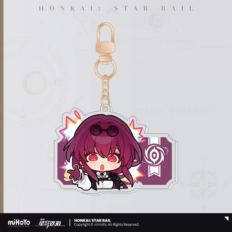 Honkai: Star Rail - Pom-Pom Gallery Sticker Keychain miHoYo - Nekotwo