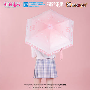 Hatsune Miku - Sakura Miku Travel Happily Compact Umbrella Moeyu