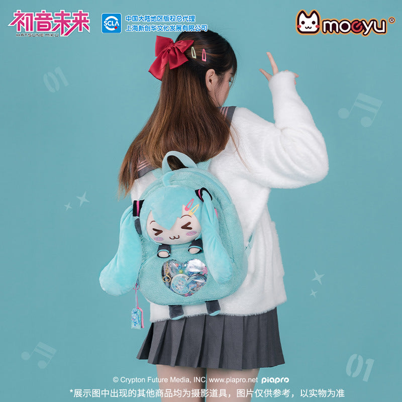 closed eyes mini backpack Hatsune Miku - Hatsune Miku Squinting Eyes Series Ita Backpack Moeyu