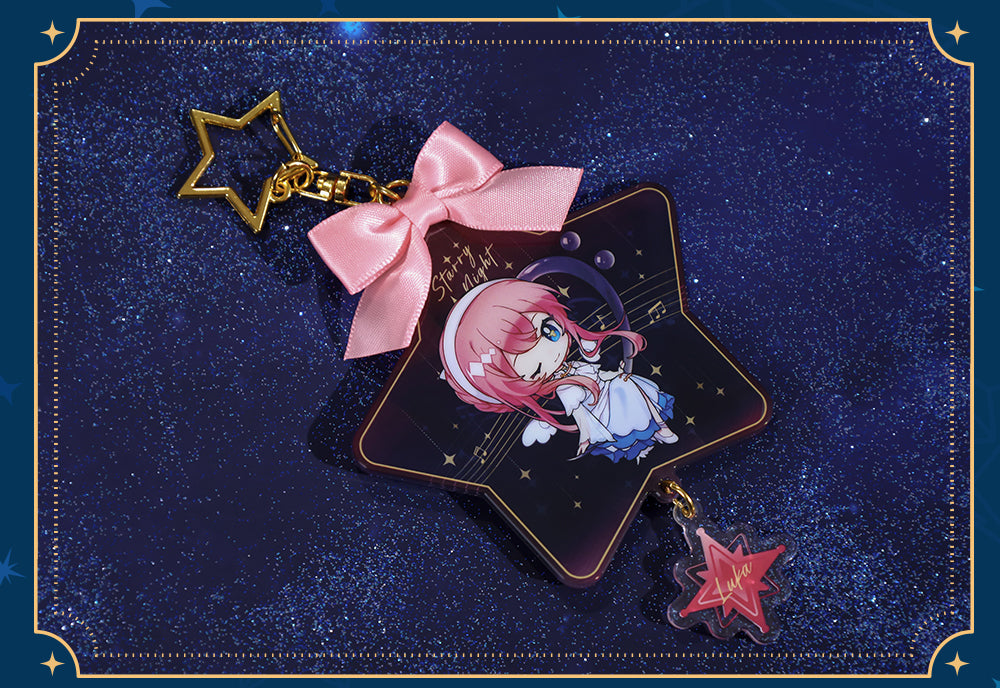 Hatsune Miku - Hatsune Miku Starry Night Acrylic Keychain Moeyu - Nekotwo