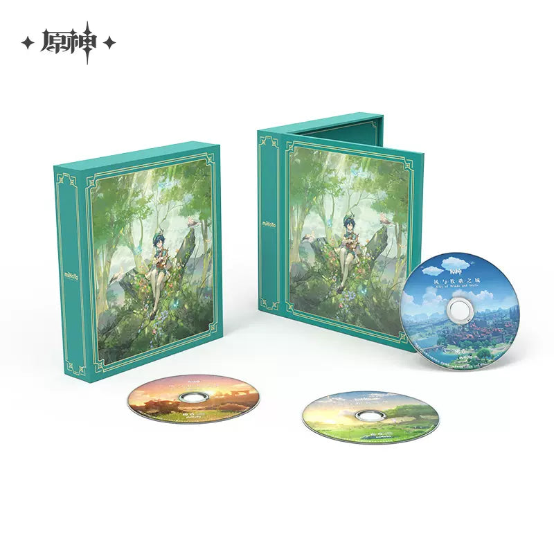 Genshin Impact - Mondstadt City of Winds and Idylls Original Soundtrack CD Gift Box miHoYo - Nekotwo
