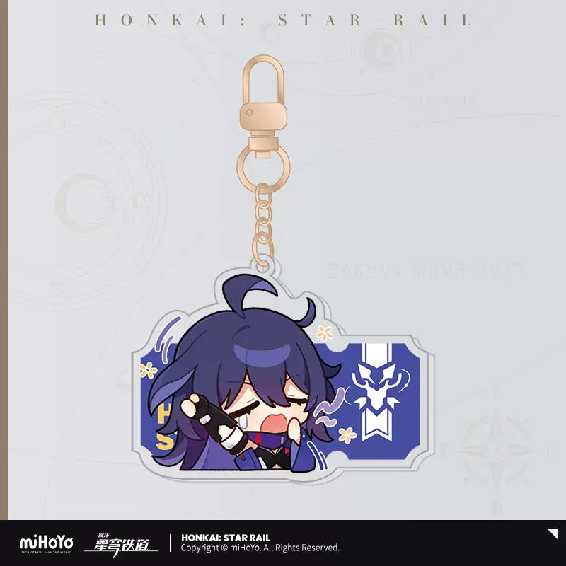 Honkai: Star Rail - Pom-Pom Gallery Sticker Keychain miHoYo - Nekotwo