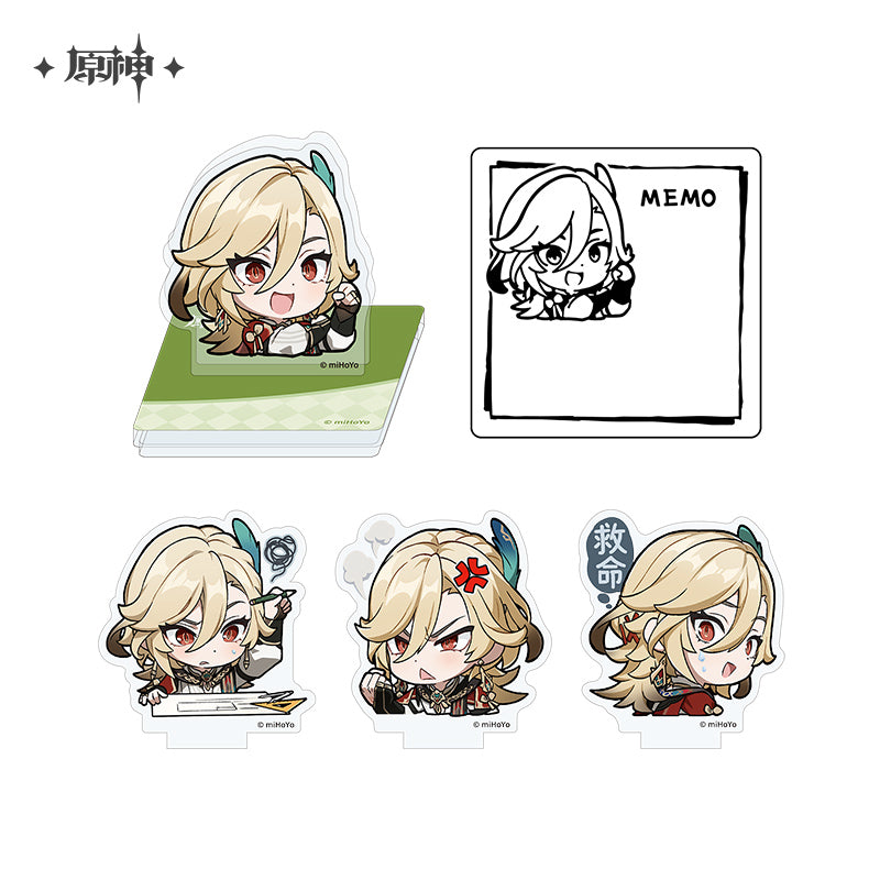 Expressionless Chibi Sticker Genshin Impact - Chibi Character Expression Sticker Stamp – Nekotwo