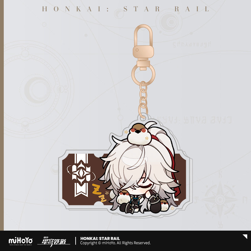 Honkai: Star Rail - Pom-Pom Gallery Sticker Keychain miHoYo - Nekotwo