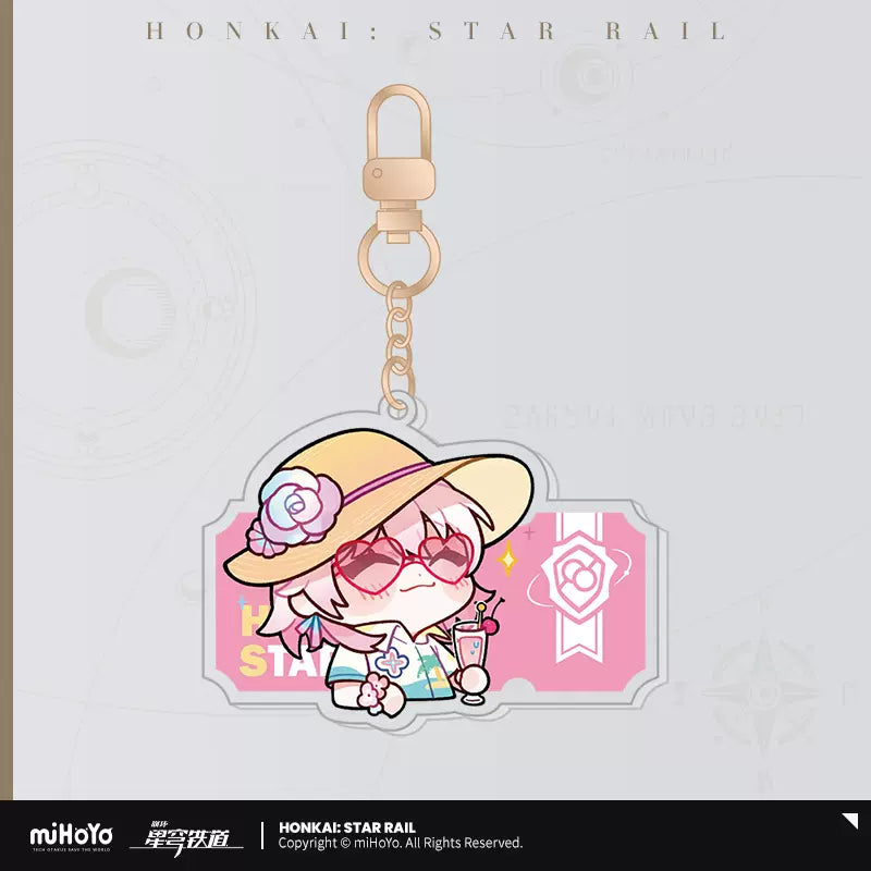 Honkai: Star Rail - Pom-Pom Gallery Sticker Keychain miHoYo - Nekotwo