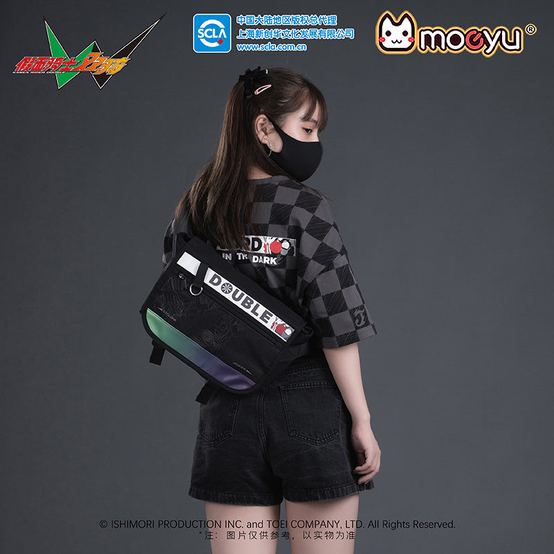 Kamen Rider - Kamen Rider Double Black Cyberpunk Shoulder Bag Moeyu - Nekotwo