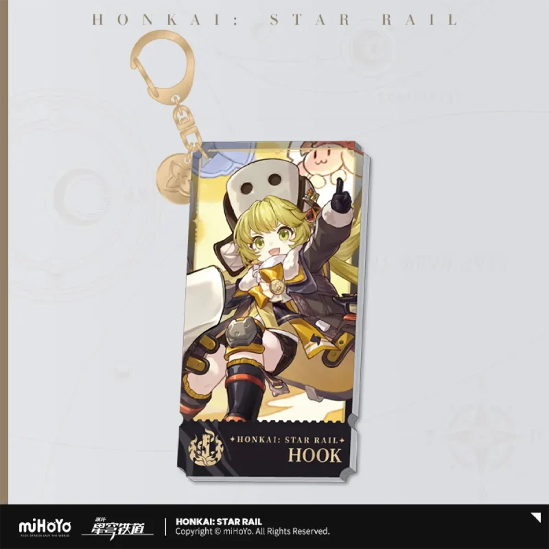 Nekotwo [Pre-order] Honkai: Star Rail - The Destruction Path Character Warp Artwork Acrylic Keychain miHoYo