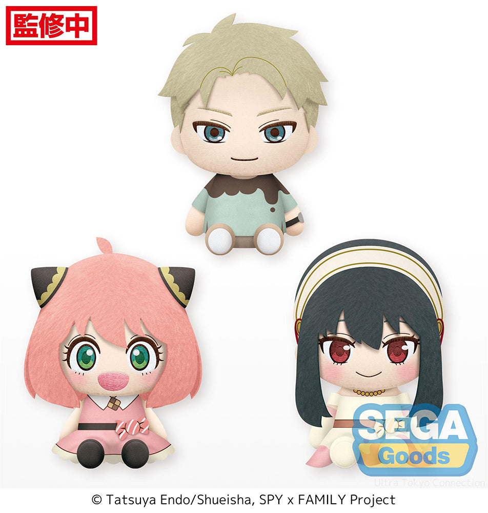 [Pre-order] SPYxFAMILY - Anya Forger & Loid Forger & Yor Forger (Snack Time Ver.) Plushie SEGA - Nekotwo