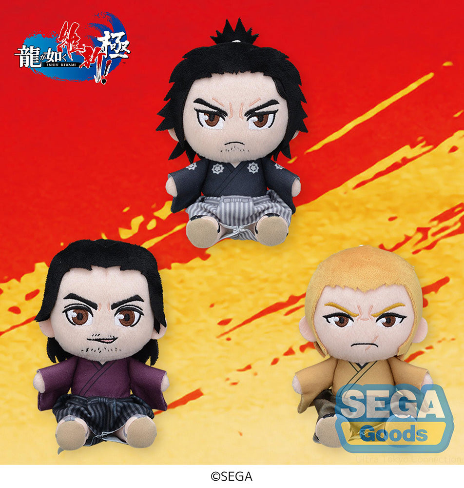 [Pre-order] Like a Dragon - Sakamoto Ryouma & Matsuke Novorui & Saigo Takamori Plushie SEGA - Nekotwo