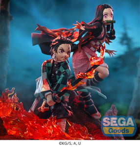 [Pre-order] Demon Slayer: Kimetsu no Yaiba - Tanjiro Kamado & Nezuko Kamado Prize Figure SEGA