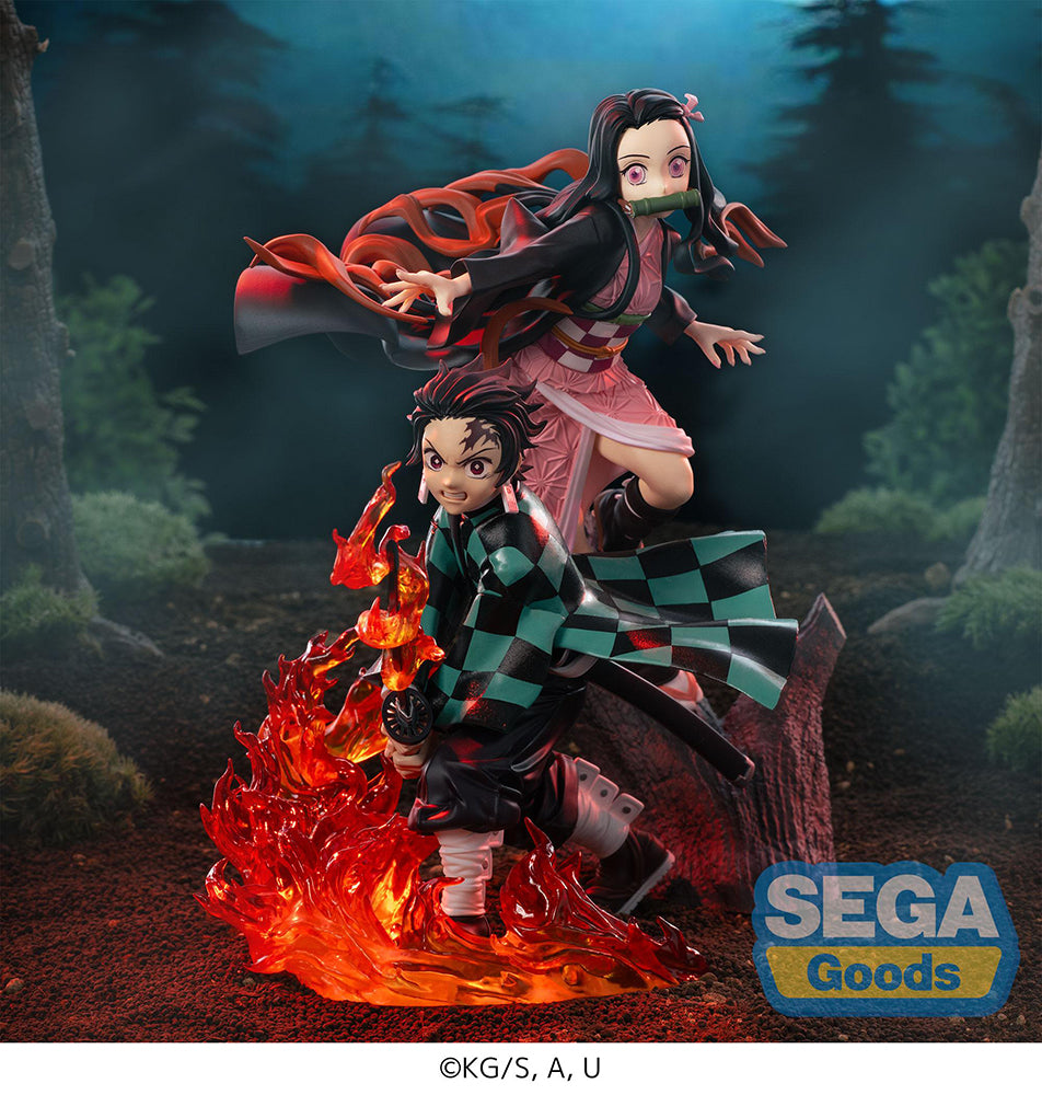 [Pre-order] Demon Slayer: Kimetsu no Yaiba - Tanjiro Kamado & Nezuko Kamado Prize Figure SEGA - Nekotwo