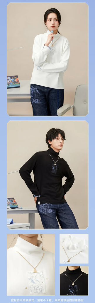 [Pre-order] Genshin Impact - Ganyu Theme Impression Series Half Turtleneck Sweater miHoYo - Nekotwo