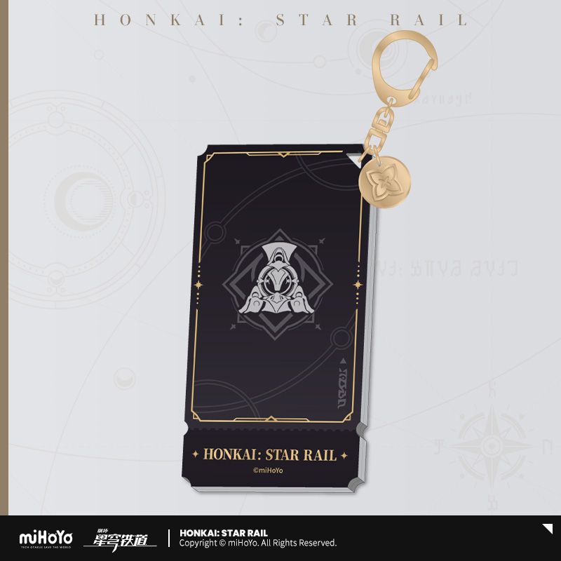Nekotwo [Pre-order] Honkai: Star Rail - The Harmony Path Character Acrylic Warp Artwork Acrylic Keychain miHoYo