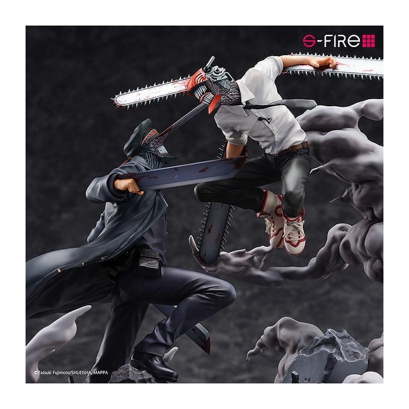 [Pre-order] Chainsaw Man - Chainsaw Man vs. Samurai Sword Non Scale Figure SEGA - Nekotwo