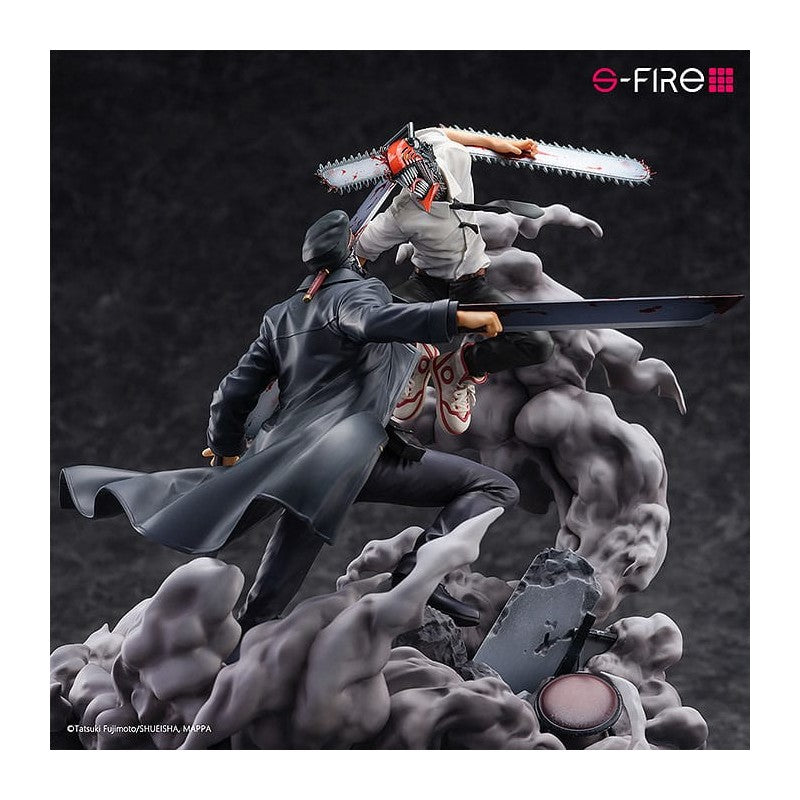 [Pre-order] Chainsaw Man - Chainsaw Man vs. Samurai Sword Non Scale Figure SEGA - Nekotwo